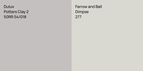 50RR 54/018 Potters Clay 2 vs 277 Dimpse