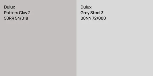 50RR 54/018 Potters Clay 2 vs 00NN 72/000 Grey Steel 3