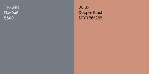 S500 Прибой vs 50YR 36/263 Copper Blush