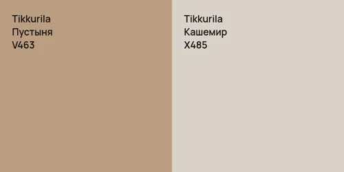 V463 Пустыня vs X485 Кашемир