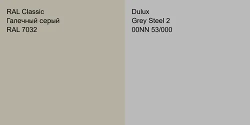 RAL 7032 Галечный серый vs 00NN 53/000 Grey Steel 2