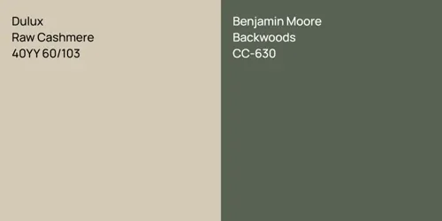 40YY 60/103 Raw Cashmere vs CC-630 Backwoods