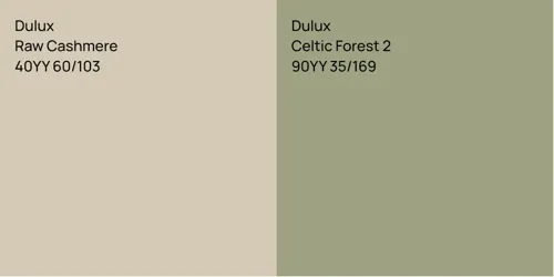 40YY 60/103 Raw Cashmere vs 90YY 35/169 Celtic Forest 2