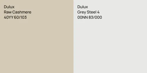 40YY 60/103 Raw Cashmere vs 00NN 83/000 Grey Steel 4