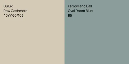 40YY 60/103 Raw Cashmere vs 85 Oval Room Blue