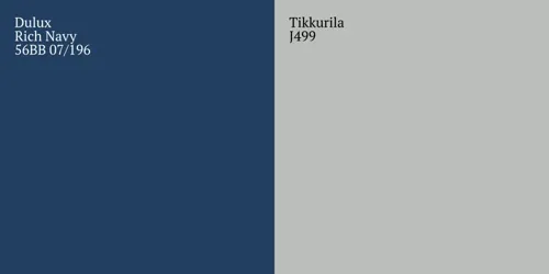 56BB 07/196 Rich Navy vs J499 