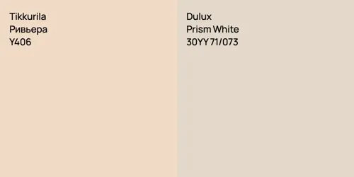 Y406 Ривьера vs 30YY 71/073 Prism White