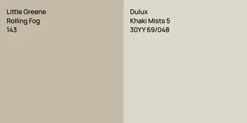 143 Rolling Fog vs 30YY 69/048 Khaki Mists 5