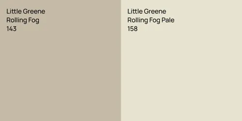 143 Rolling Fog vs 158 Rolling Fog Pale