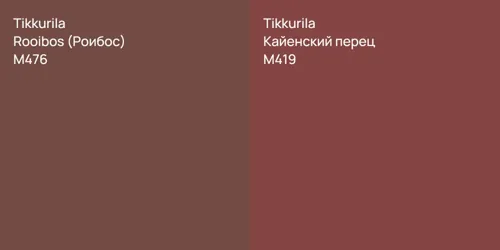 M476 Rooibos (Роибос) vs M419 Кайенский перец