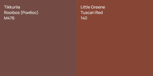 M476 Rooibos (Роибос) vs 140 Tuscan Red