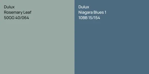 50GG 40/064 Rosemary Leaf vs 10BB 15/154 Niagara Blues 1