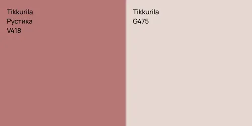 V418 Рустика vs G475 null