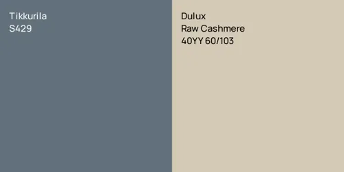 S429 null vs 40YY 60/103 Raw Cashmere