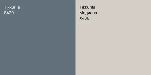S429 null vs X486 Медиана