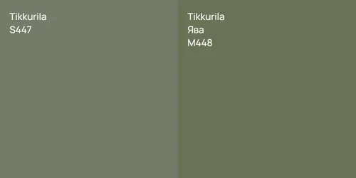S447 null vs M448 Ява