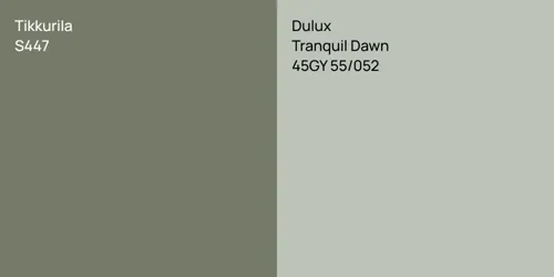 S447 null vs 45GY 55/052 Tranquil Dawn