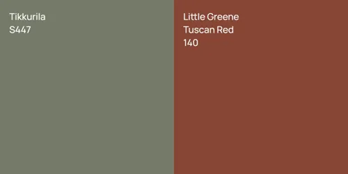 S447 null vs 140 Tuscan Red
