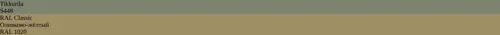 S448 null vs RAL 1020 Оливково-жёлтый