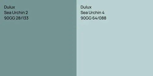 90GG 28/133 Sea Urchin 2 vs 90GG 64/088 Sea Urchin 4