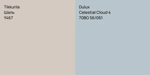 Y467 Шаль vs 70BG 56/061 Celestial Cloud 4