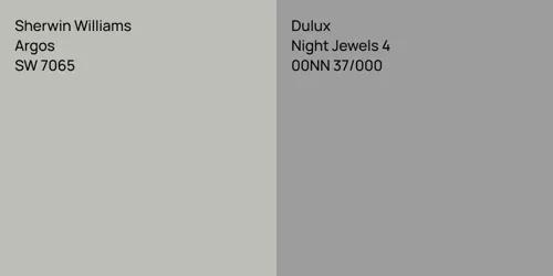 SW 7065 Argos vs 00NN 37/000 Night Jewels 4