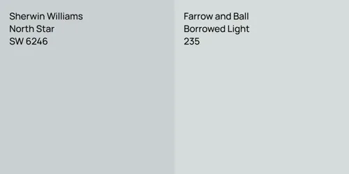 SW 6246 North Star vs 235 Borrowed Light