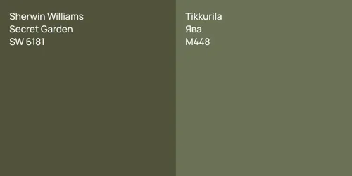 SW 6181 Secret Garden vs M448 Ява