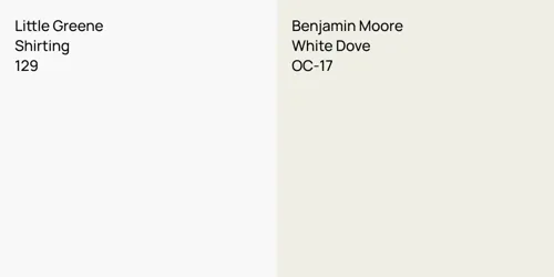 129 Shirting vs OC-17 White Dove