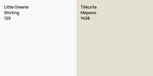 129 Shirting vs Y458 Мерино