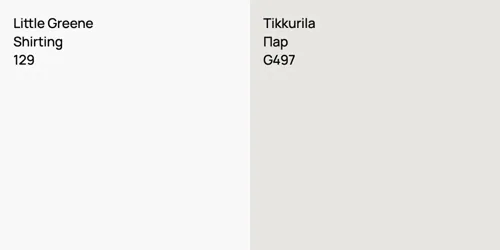 129 Shirting vs G497 Пар