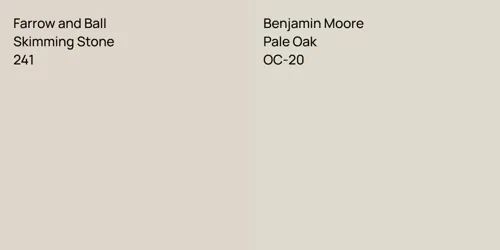241 Skimming Stone vs OC-20 Pale Oak