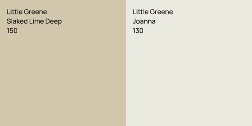 150 Slaked Lime Deep vs 130 Joanna