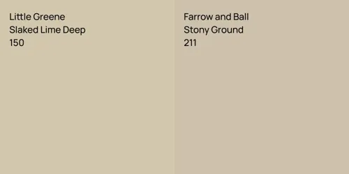 150 Slaked Lime Deep vs 211 Stony Ground