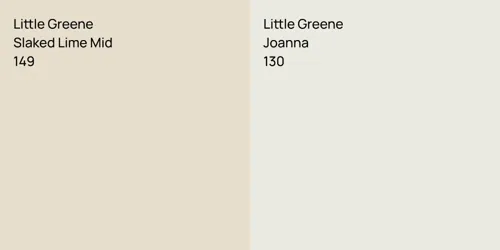 149 Slaked Lime Mid vs 130 Joanna