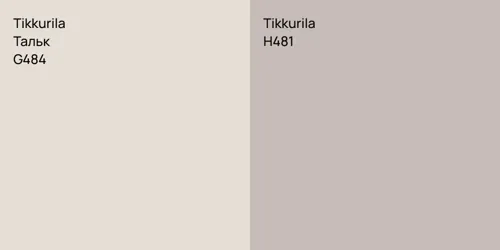 G484 Тальк vs H481 
