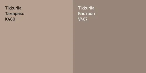 K480 Тамарикс vs V467 Бастион