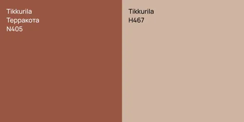 N405 Терракота vs H467 null