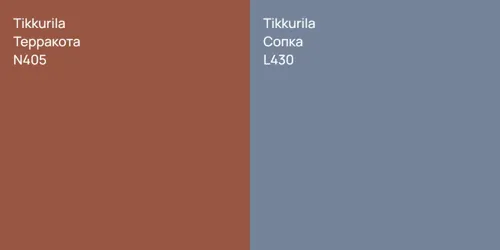 N405 Терракота vs L430 Сопка