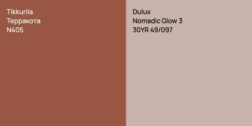 N405 Терракота vs 30YR 49/097 Nomadic Glow 3