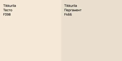 F398 Тесто vs F466 Пергамент