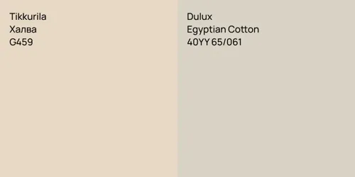 G459 Халва vs 40YY 65/061 Egyptian Cotton