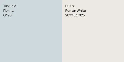 G490 Принц vs 20YY 83/025 Roman White