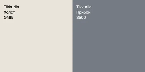 G485 Холст vs S500 Прибой