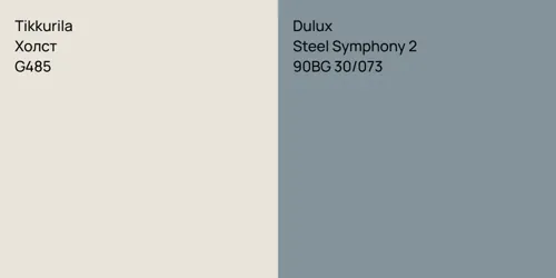 G485 Холст vs 90BG 30/073 Steel Symphony 2