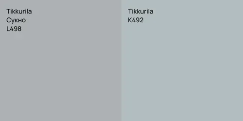 L498 Сукно vs K492 null