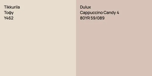 Y462 Тофу vs 80YR 59/089 Cappuccino Candy 4