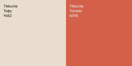 Y462 Тофу vs M316 Tomato