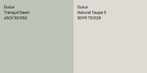 45GY 55/052 Tranquil Dawn vs 90YR 73/029 Natural Taupe 3