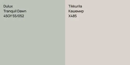 45GY 55/052 Tranquil Dawn vs X485 Кашемир